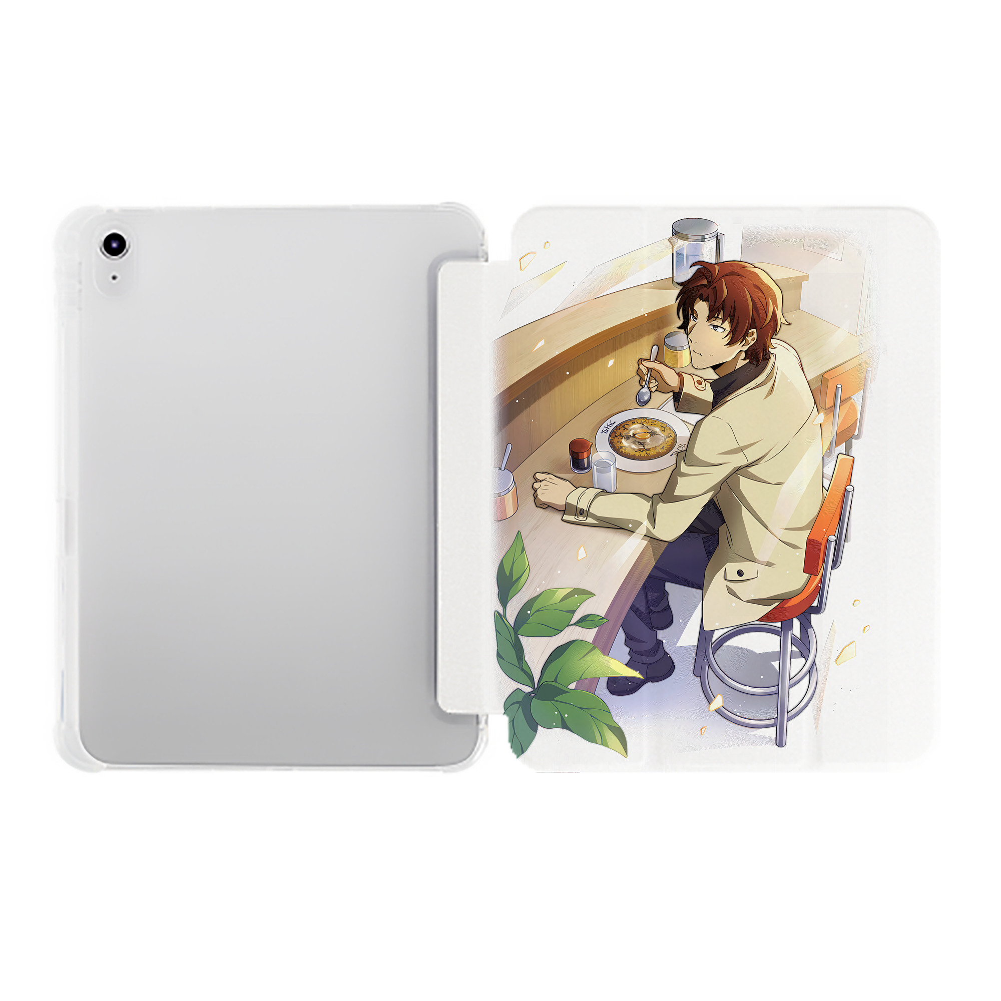 （画像用） 文豪ストレイドッグス Bungo Stray Dogs IPad ケース ペン収納付き 三つ折りスタンド PUレザー×シリコン 対応機種9.5/10.5/10.9インチ
